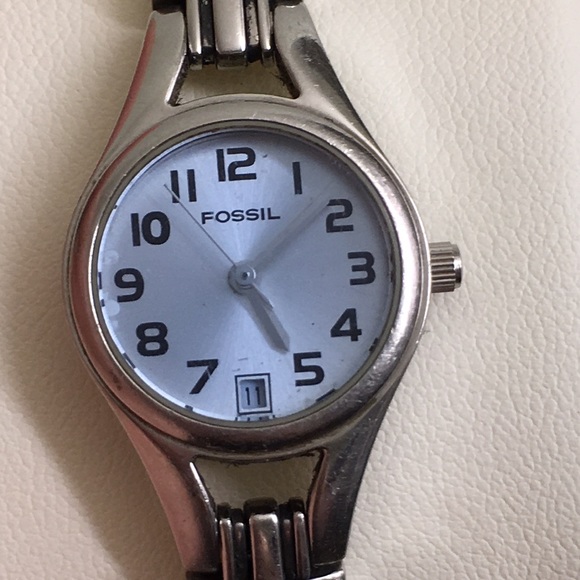 🖤FOSSIL silver & blue watch - Picture 4 of 15